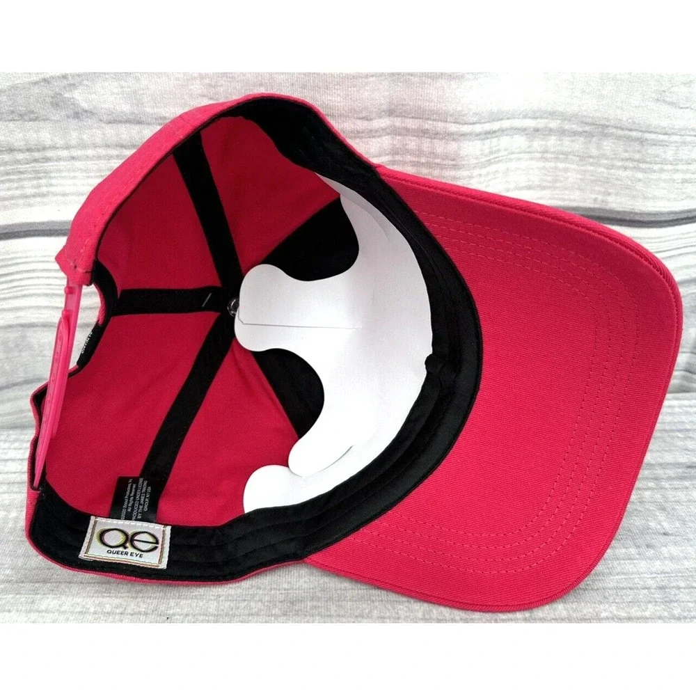 QUEER EYE‎ PRIDE SLAY GIRL SLAY SNAPBACK BASEBALL CAP / HAT One Size BRIGHT PINK